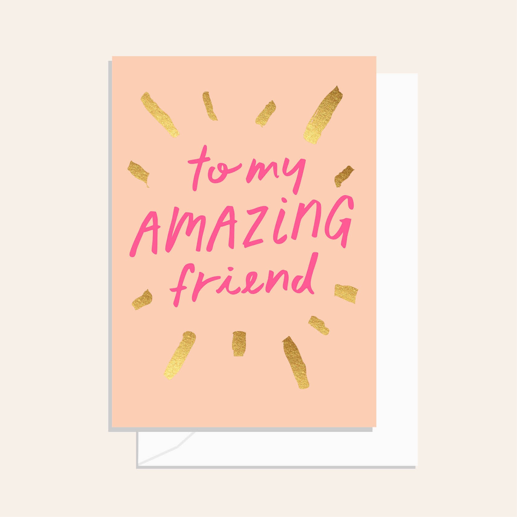 Sparkler Amazing Friend Card