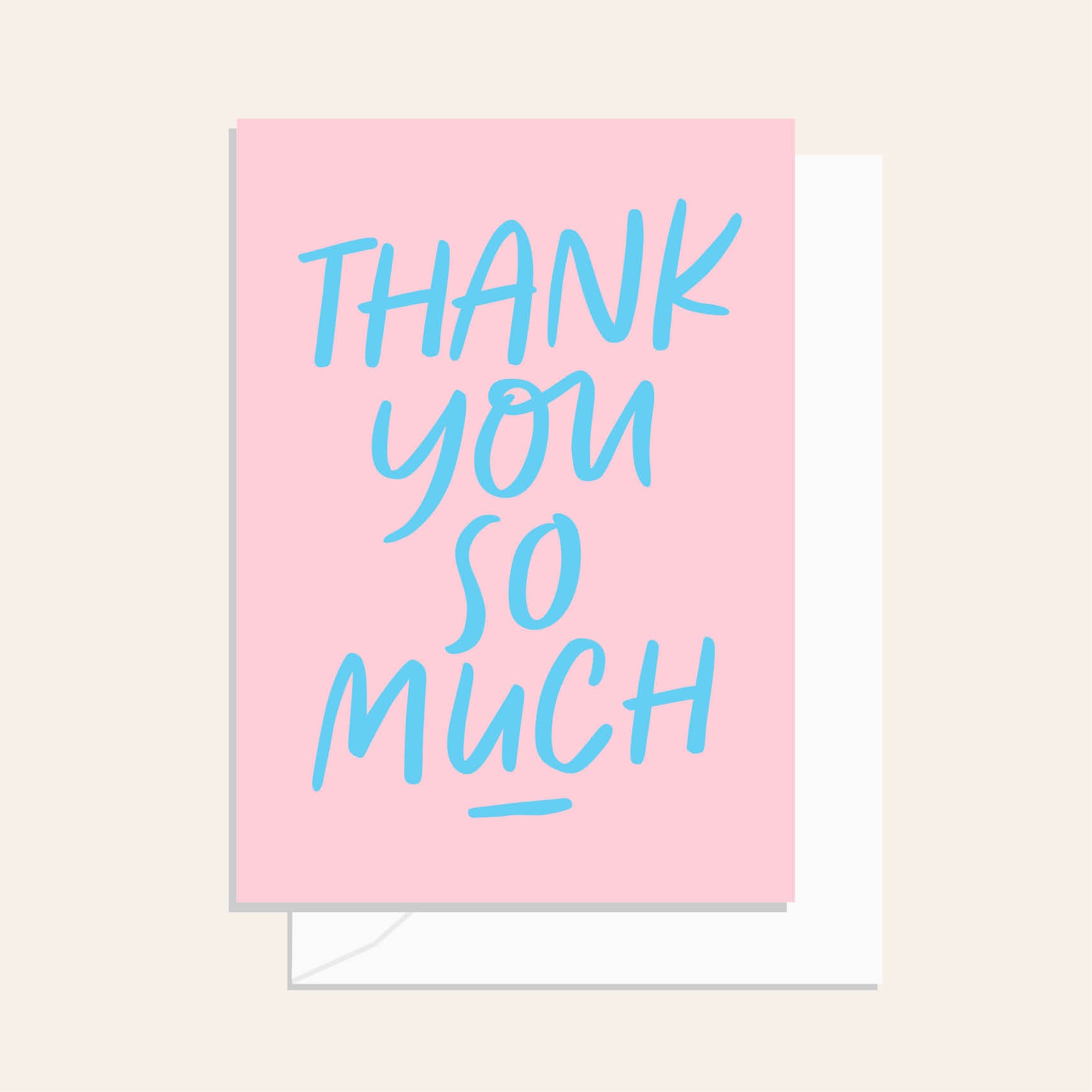 Thank You So Much Script Card