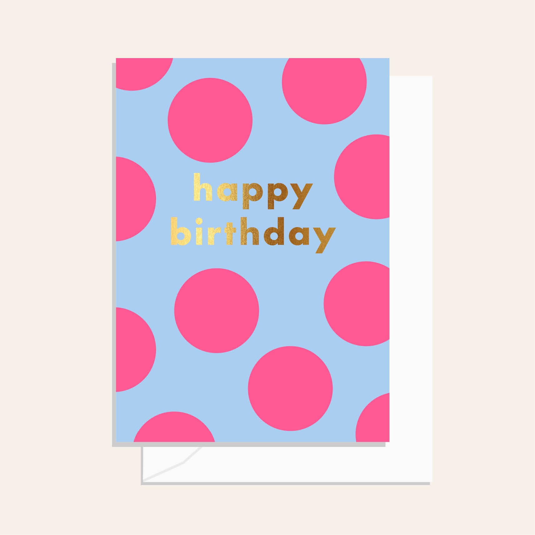 Spots Birthday Neon Pink