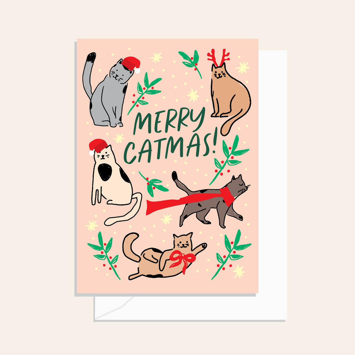 Merry Catmas! Card