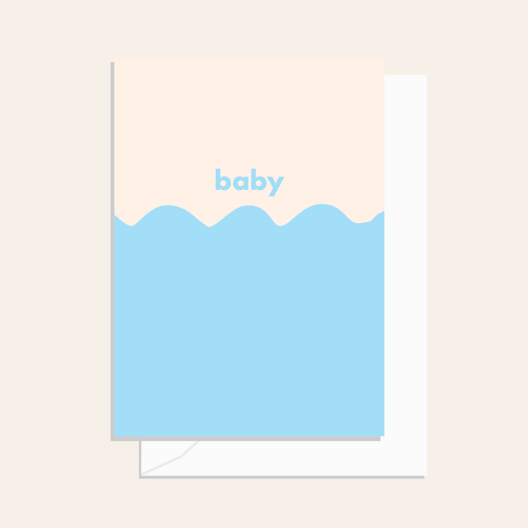 Wavy Baby Blue