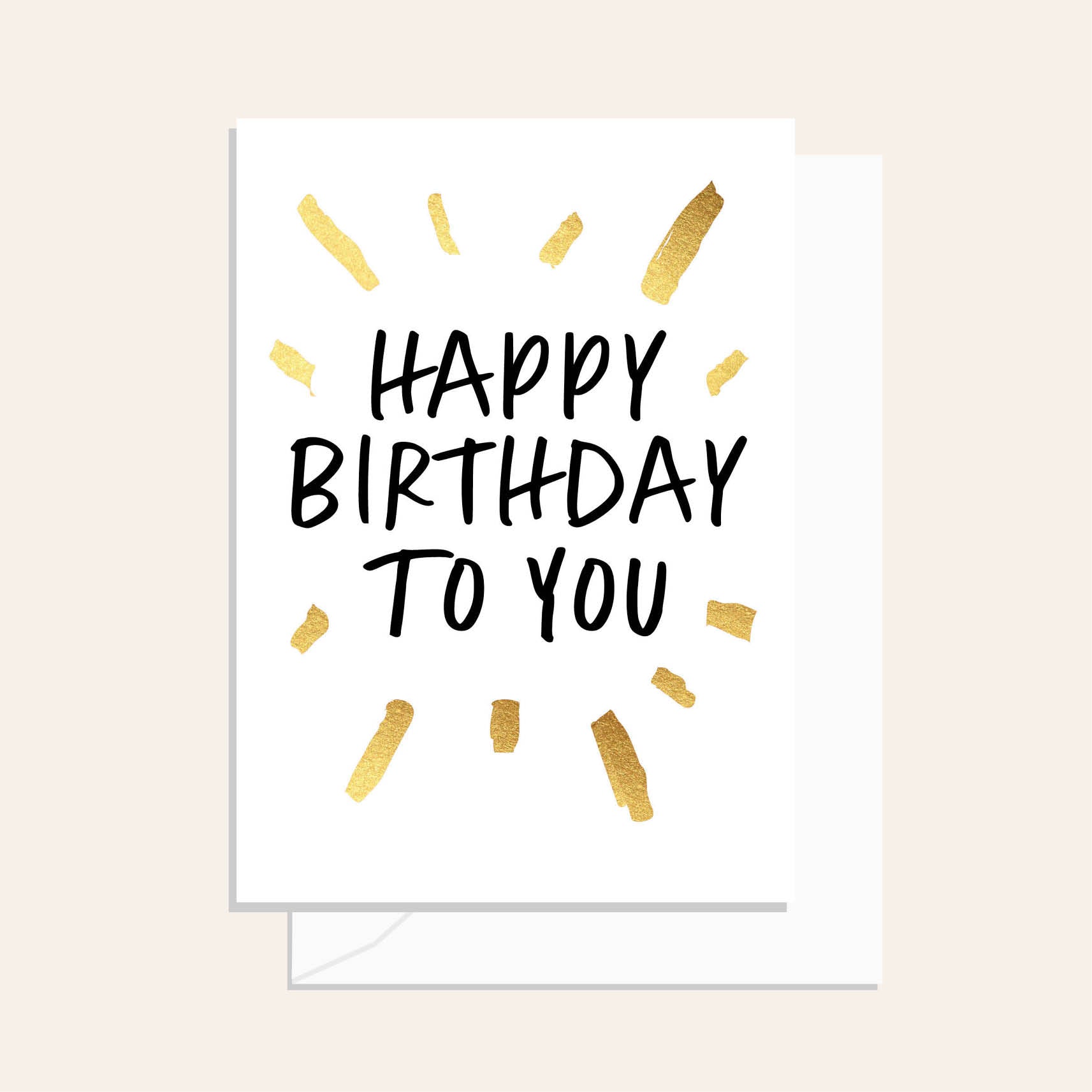 Sparkler Birthday Black Greeting Card