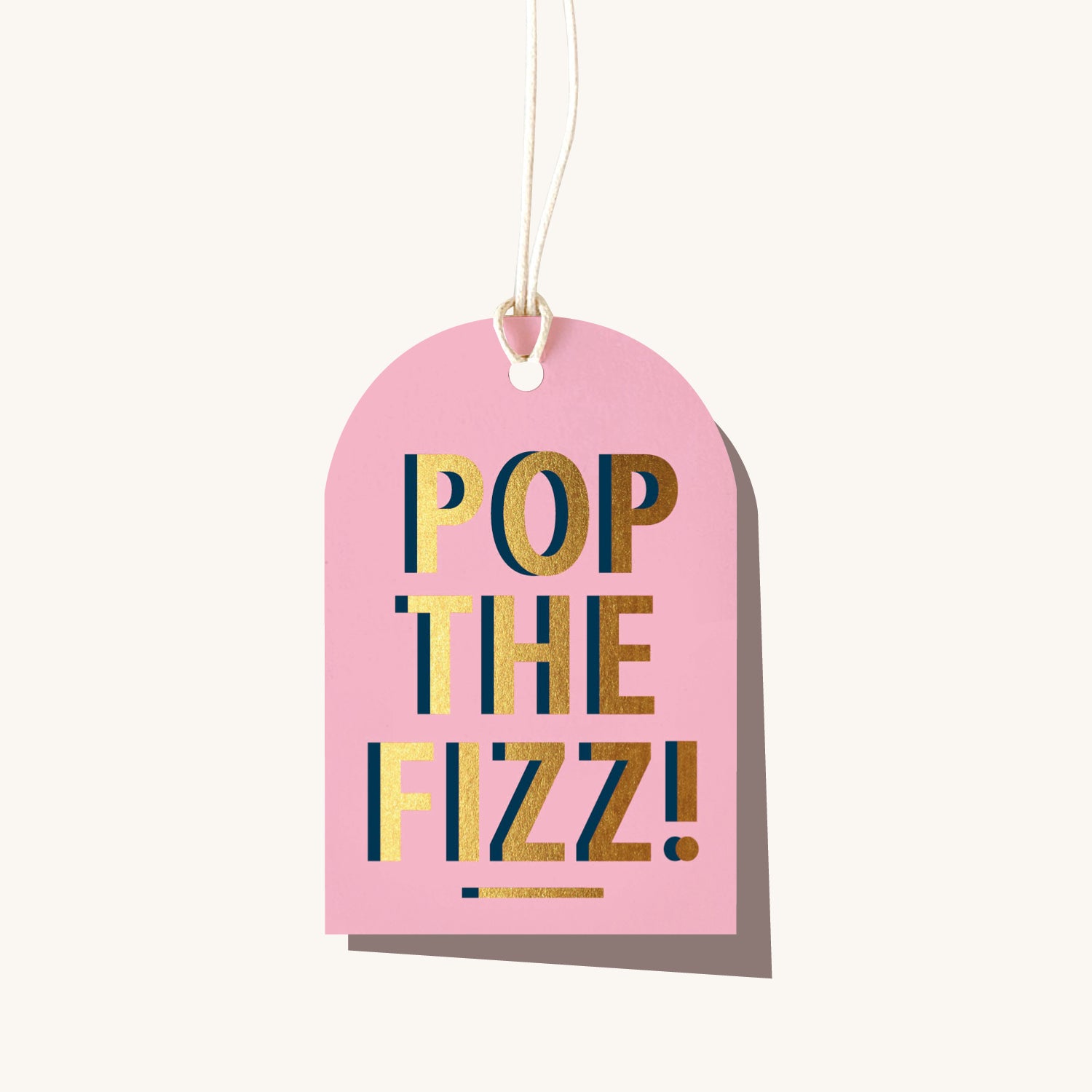 Pop The Fizz Gift Tag