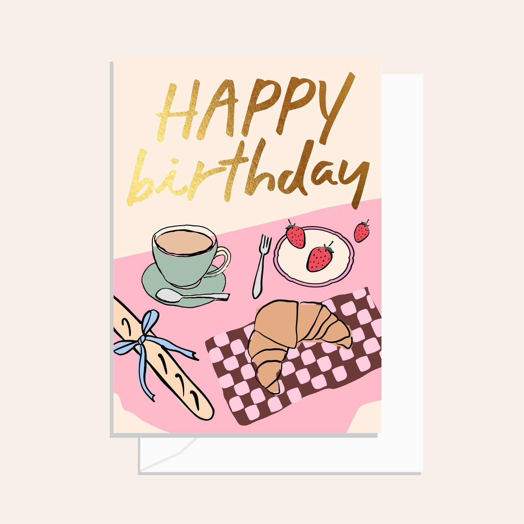 Birthday Tablescape Greeting Card