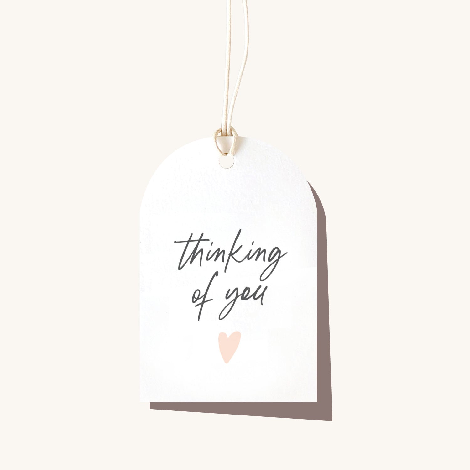 Thinking Of You Gift Tag (No String)