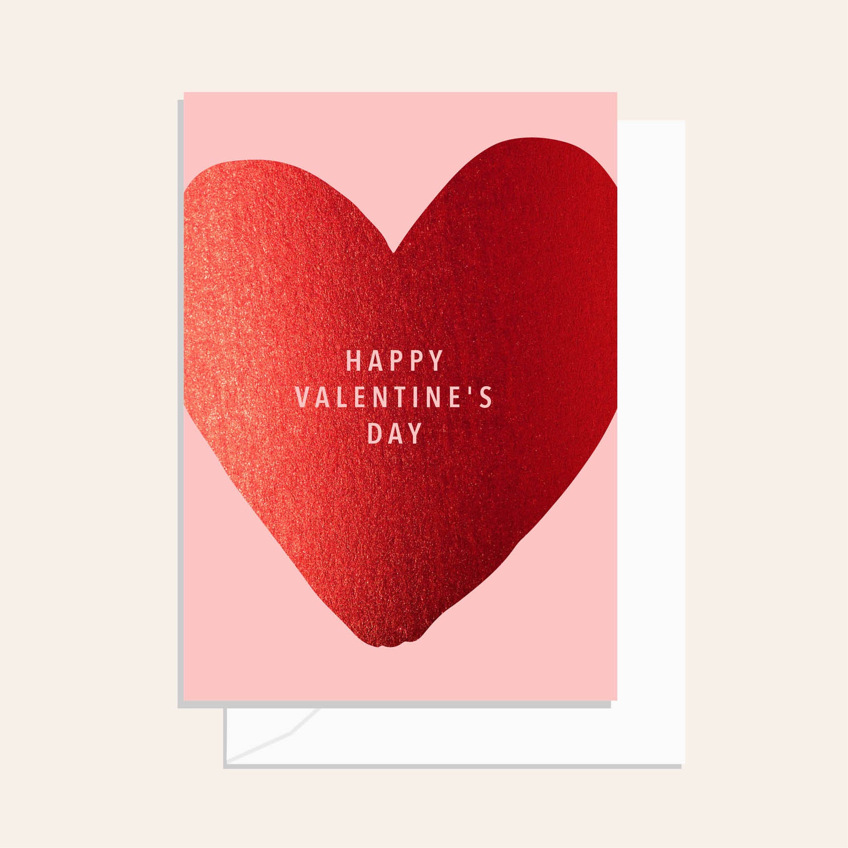 Valentine's Red Foil Heart