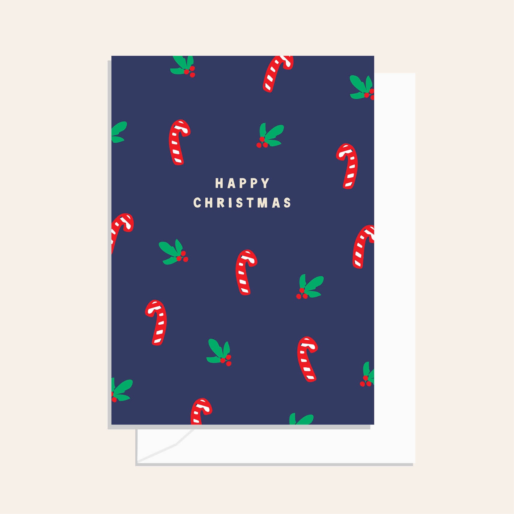 Christmas Candy Cane's Card