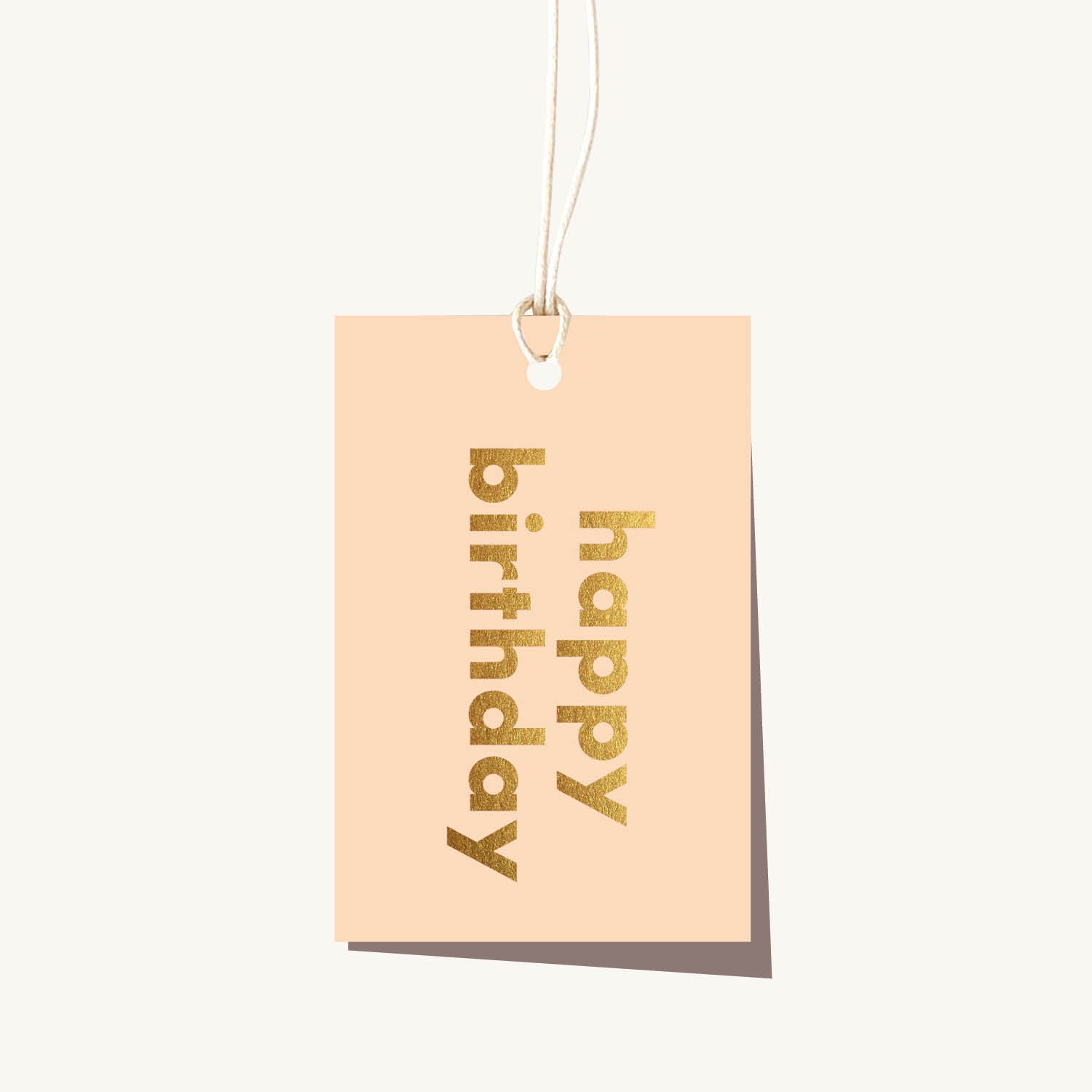 Birthday Latte Tag
