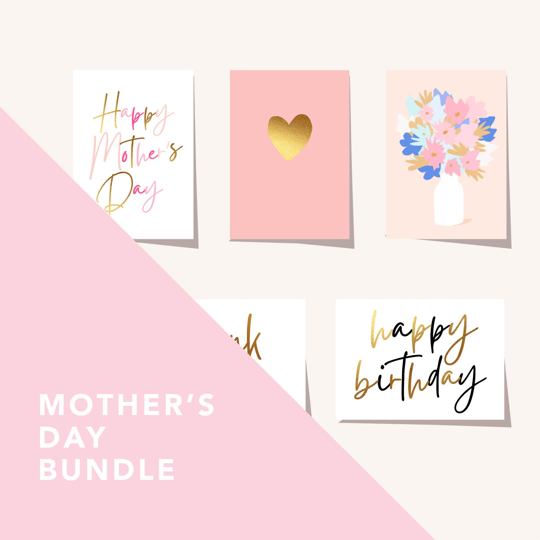 The Classic Mum Pack of 5 Assorted Cards