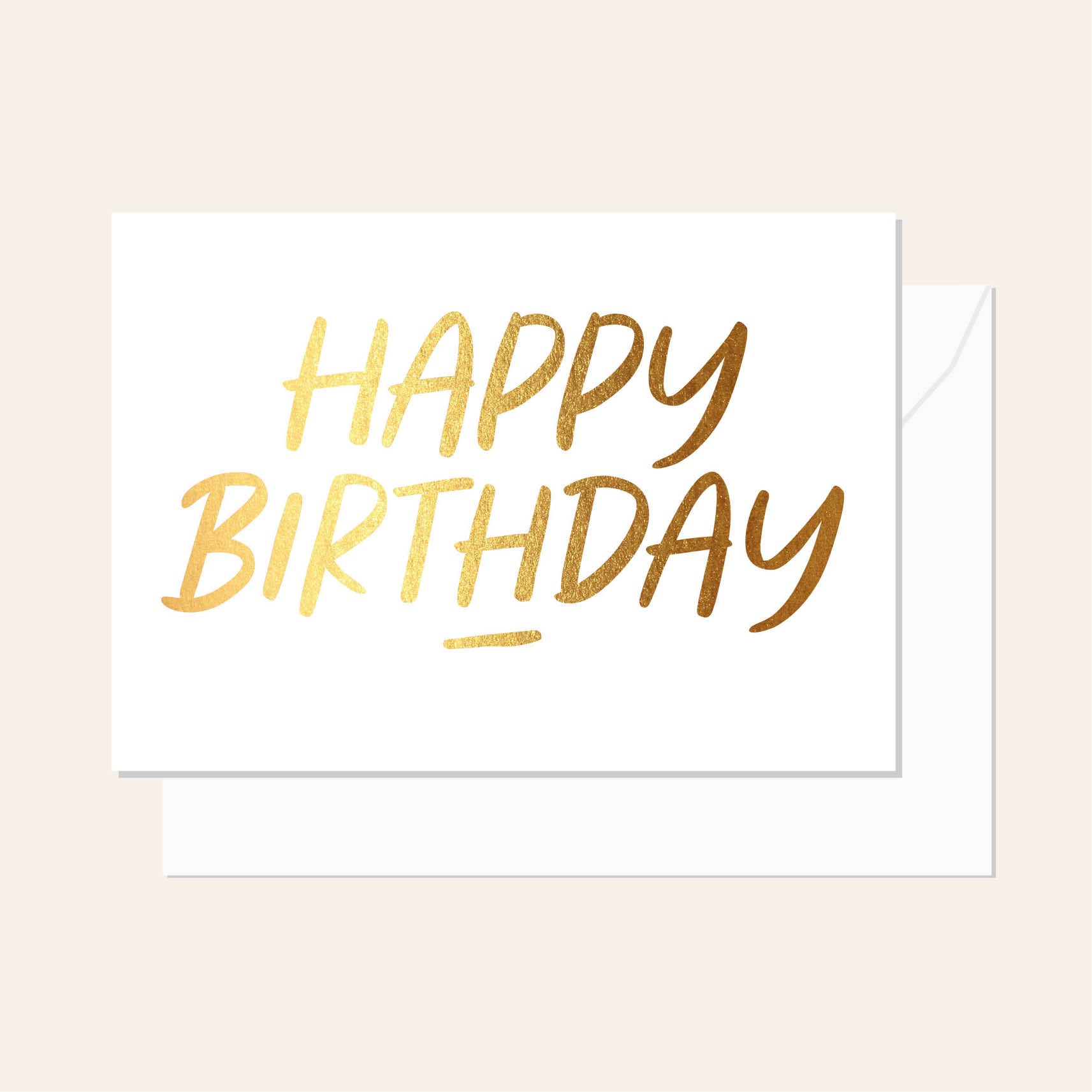 Birthday Gold Script