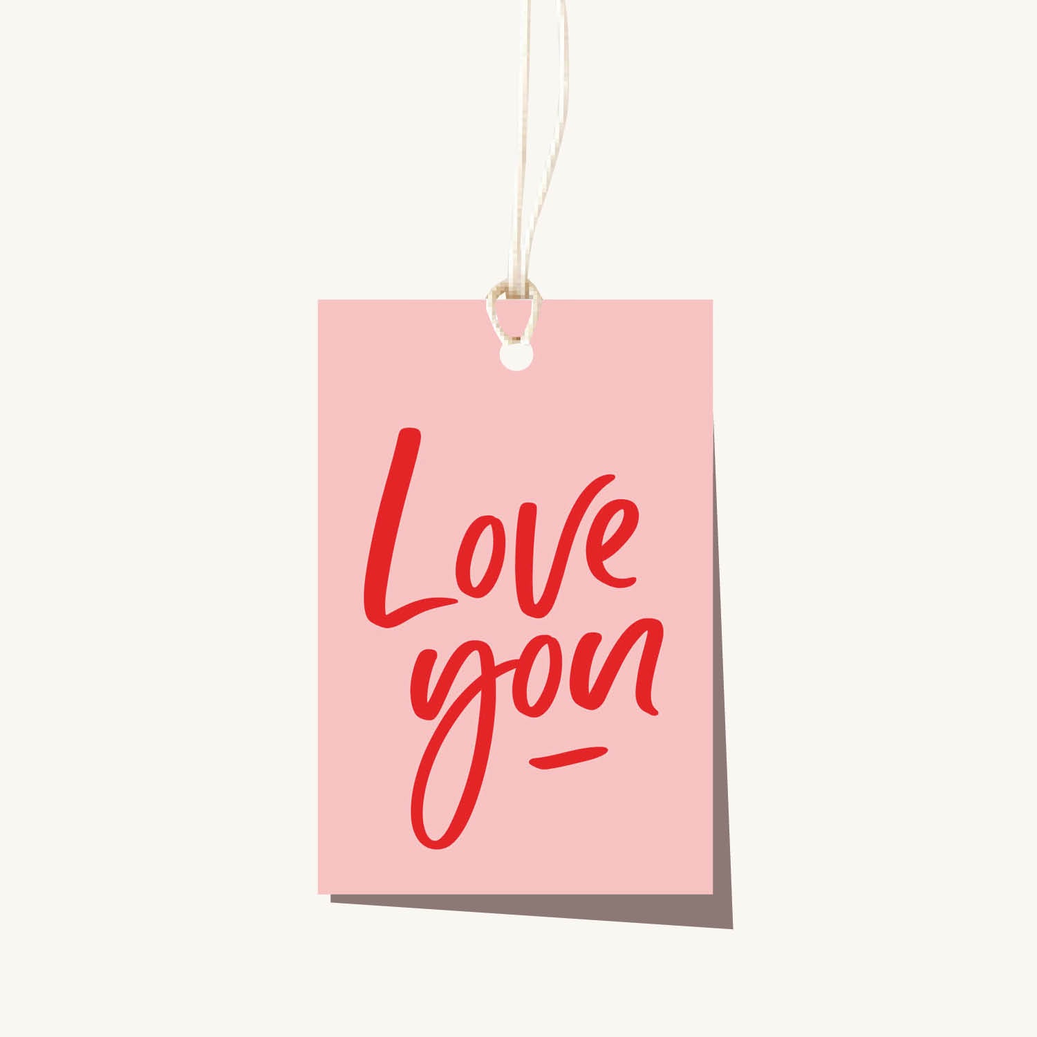 Love You Gift Tag