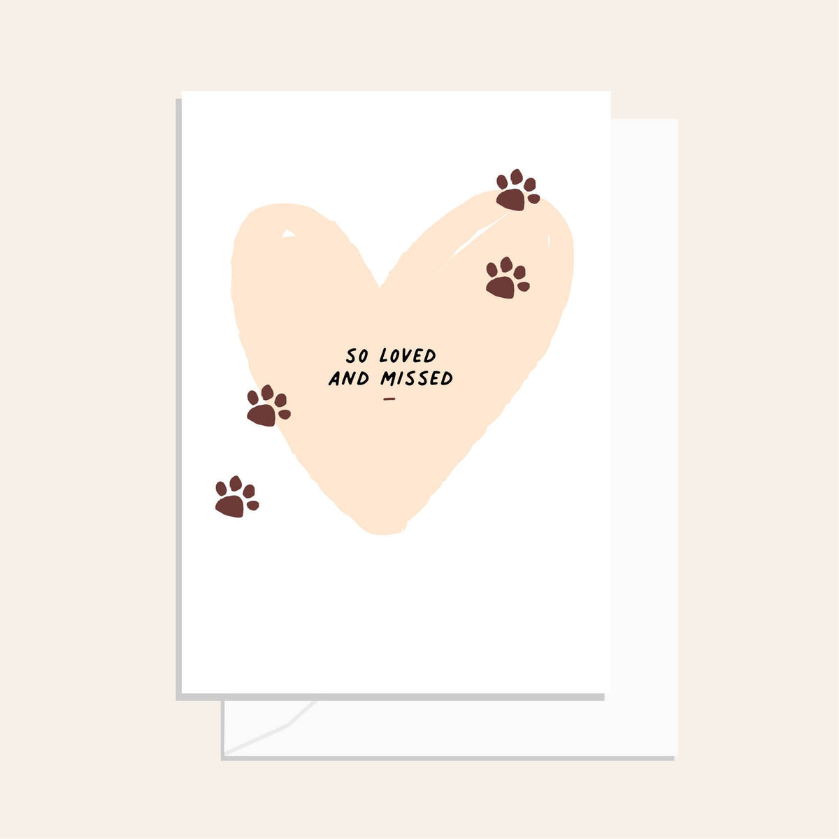 Pet Sympathy Greeting Card