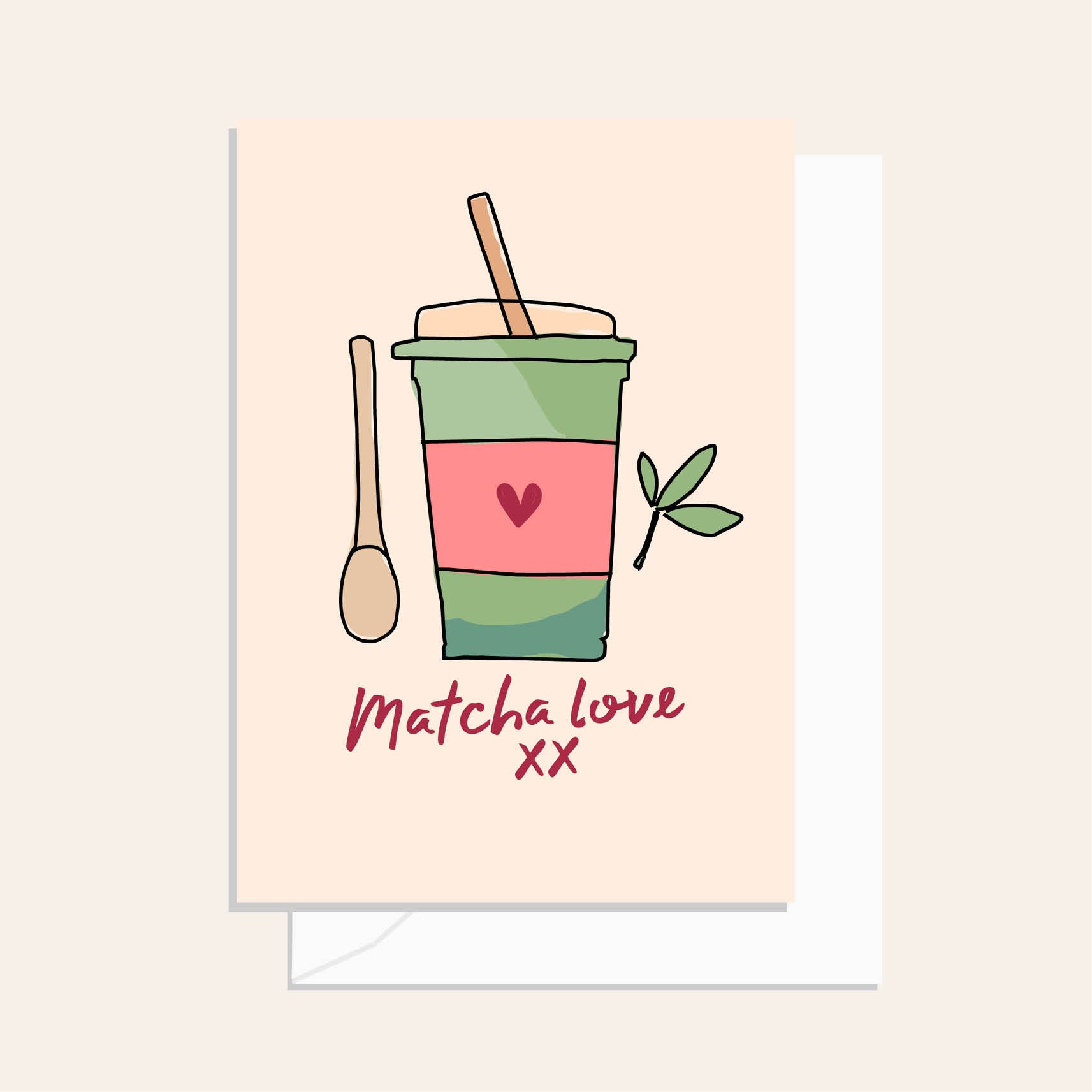 Matcha Love Card