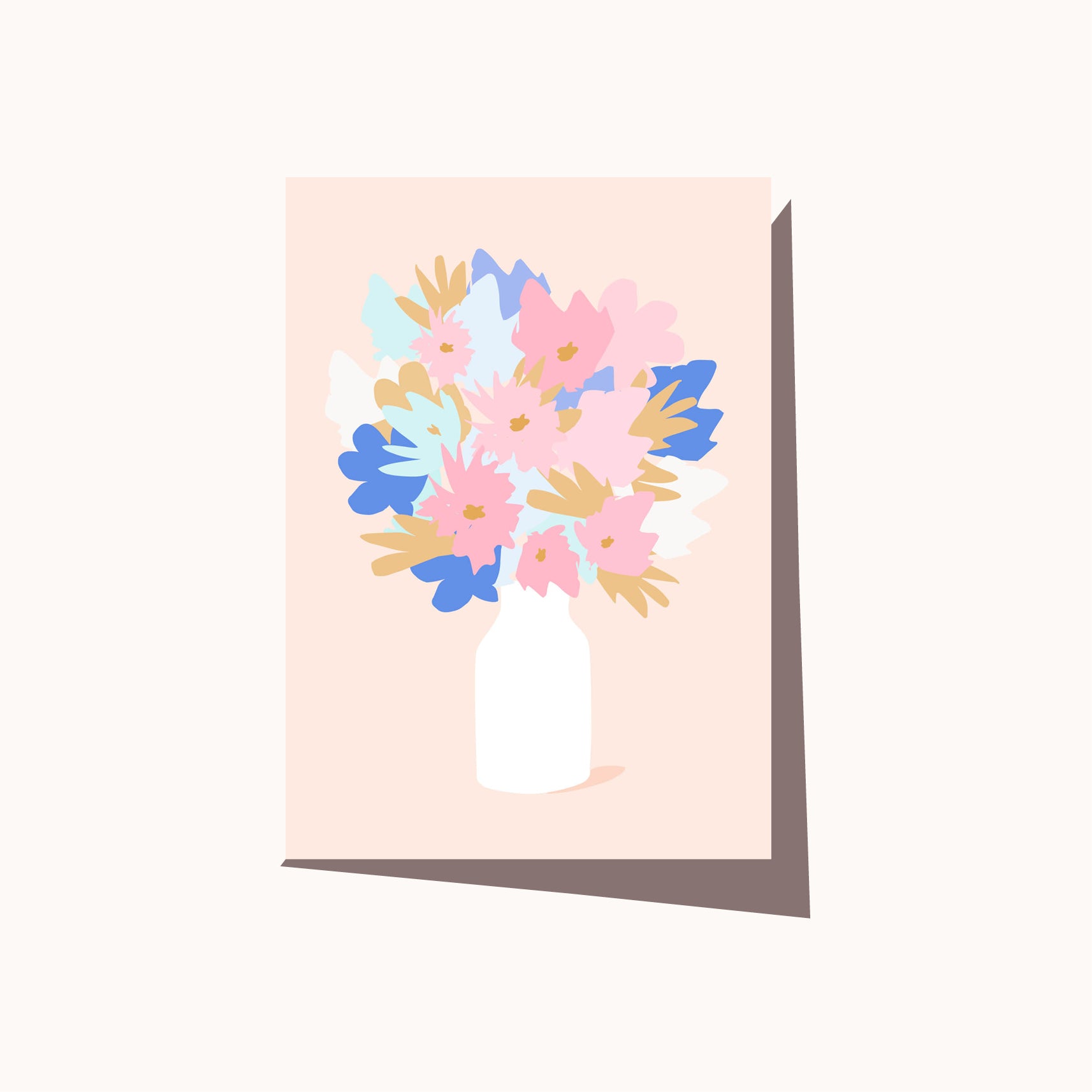 Floral Vase Pastel