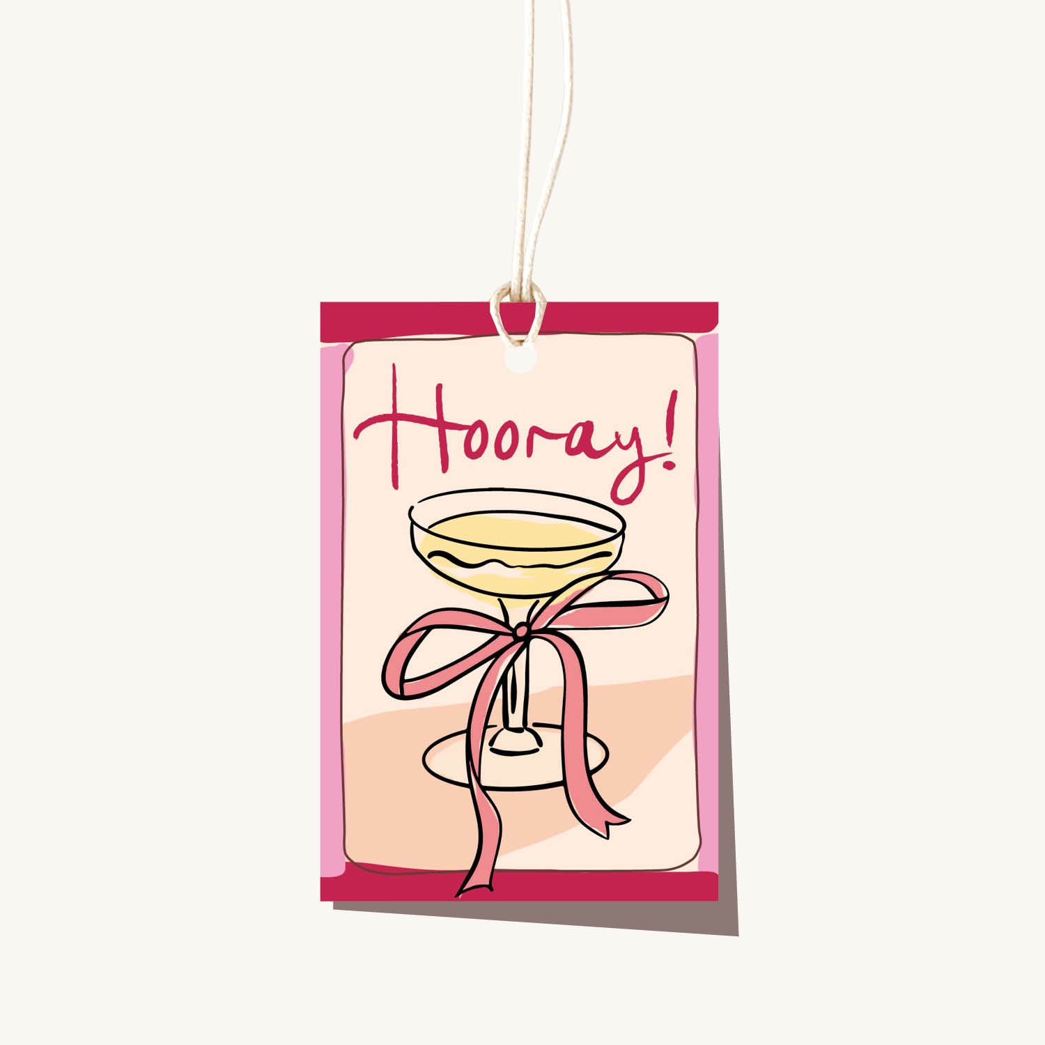 Sip Sip Hooray! Tag