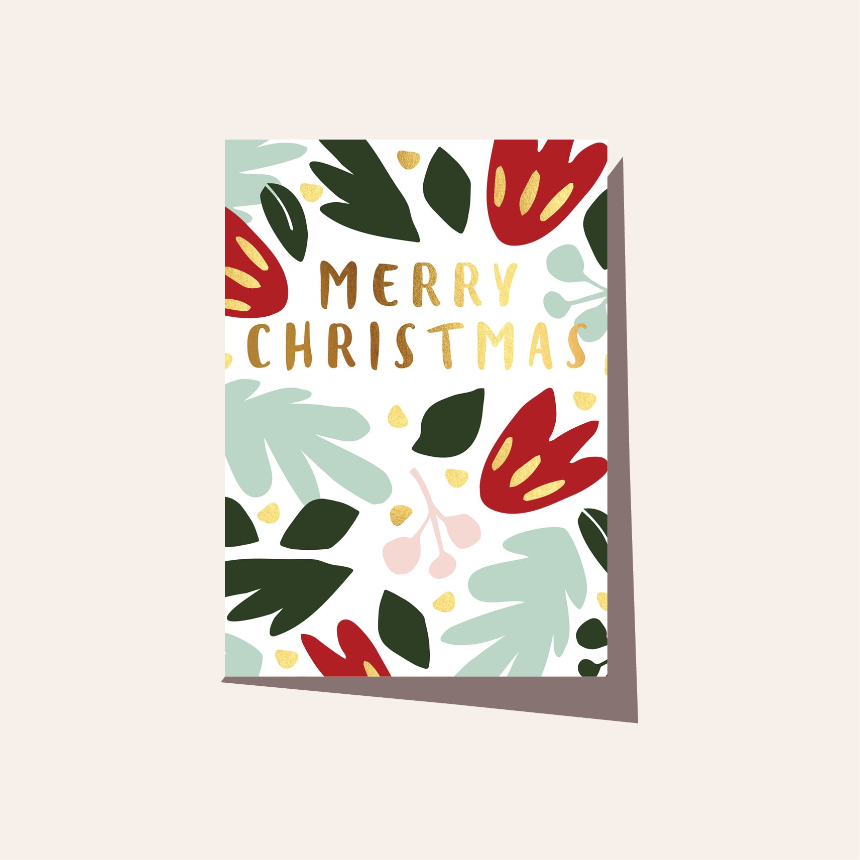 FESTIVE FLOWER CARD