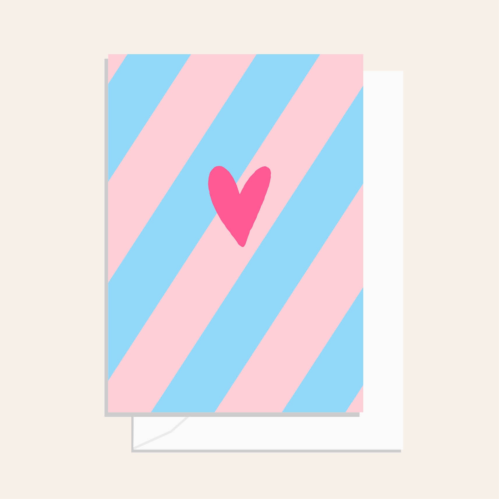 Stripe Heart