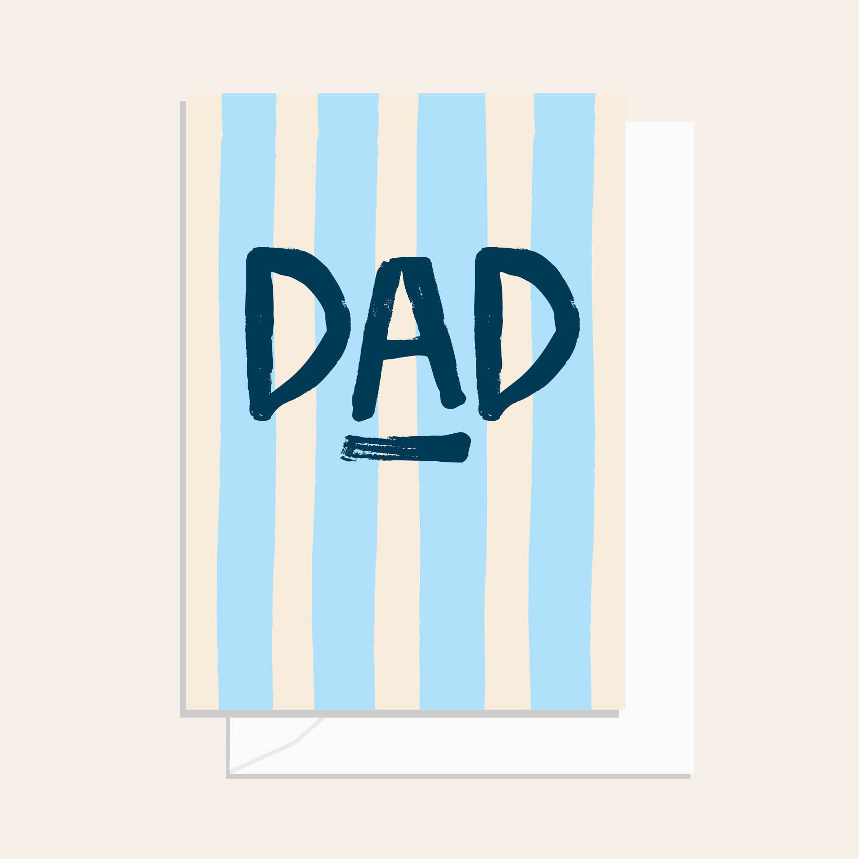 Dad Stripe Greeting Card