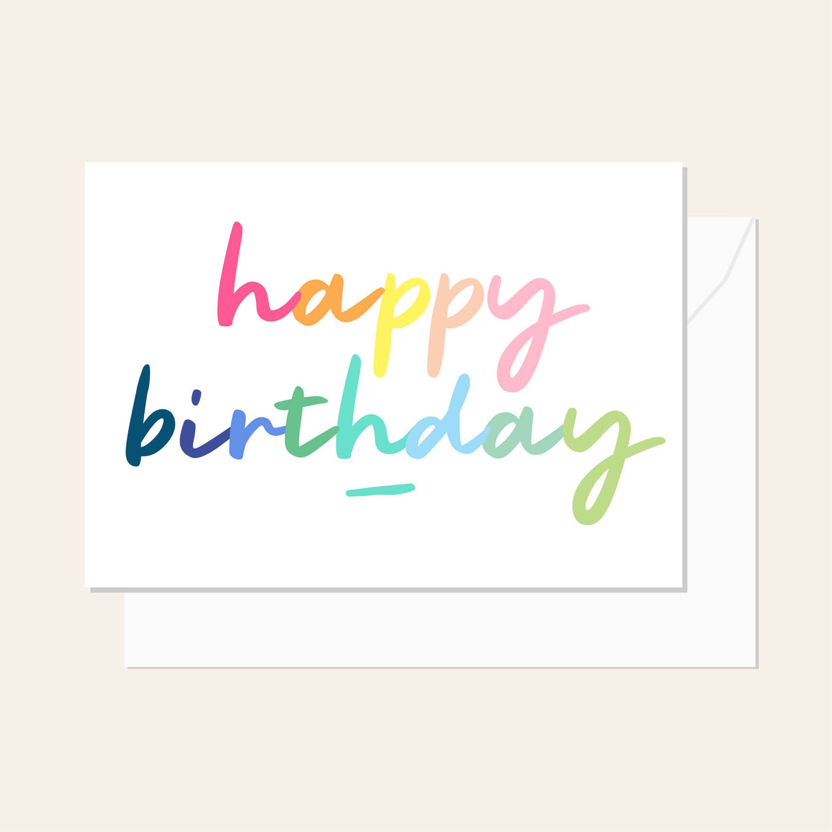 Rainbow Birthday Script