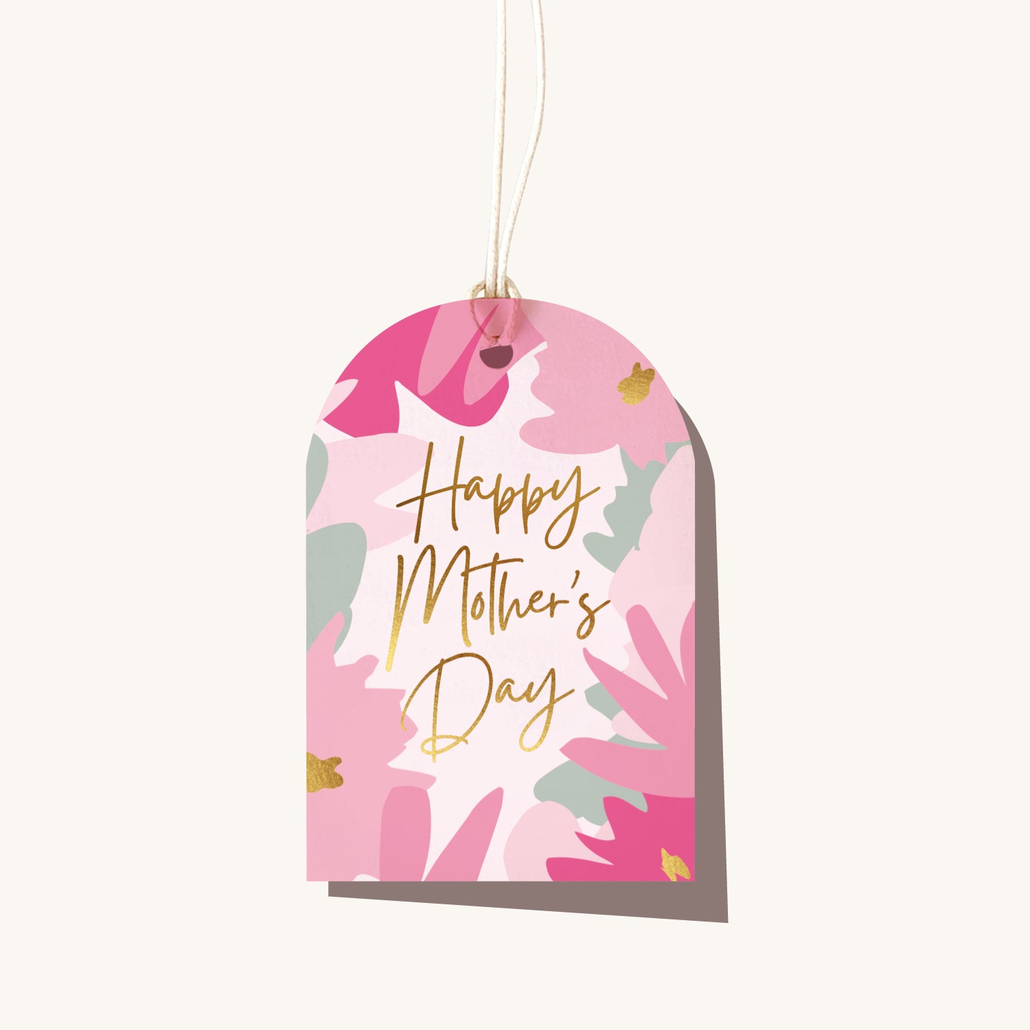 Floral Mother's Day Gift Tag